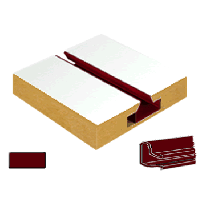 Slatwall Panel BROWN Plastic | Pvc Inserts (Pack of 12)