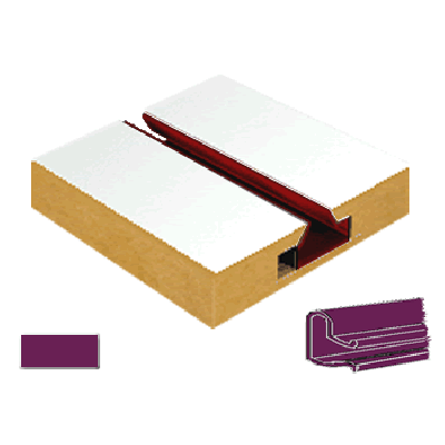 Slatwall Panel PLUM Plastic | Pvc Inserts (Pack of 12)