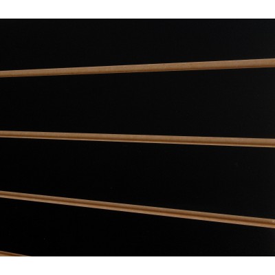 Black Slatwall Panel 8ft x 4ft (240cm x 120cm)