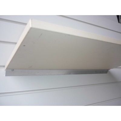 Cream Slatwall Floating Shelf (1200mm x 200mm)