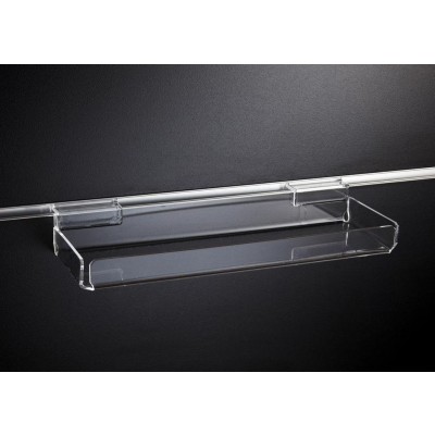 Clear Acrylic Slatwall Display Tray
