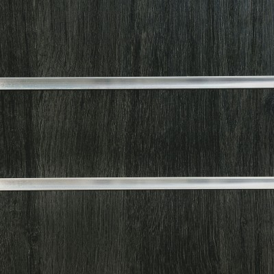 Jet Oak Slatwall Panel 8ft x 4ft (240cm x 120cm)