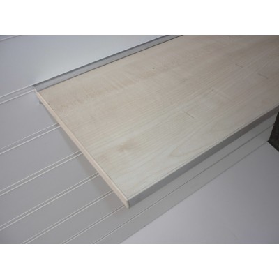 Maple Slatwall Floating Shelf (600mm x 400mm)