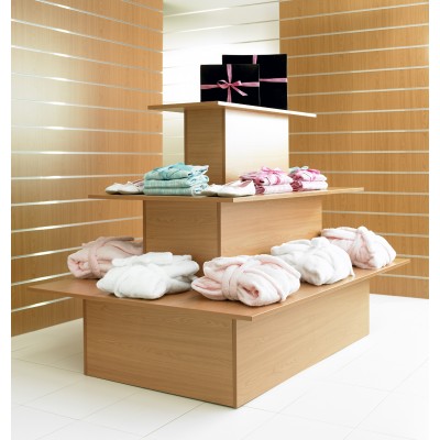 3 Tier Rectangle Island Display Gondola - 1.8m long