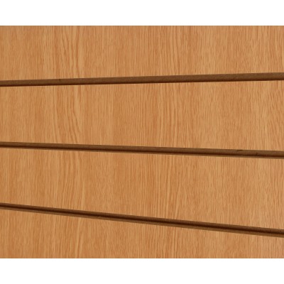 Oak Slatwall Panel 8ft x 4ft (240cm x 120cm)