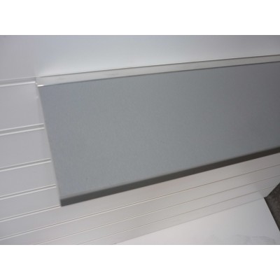 Silver / Pewter Slatwall Floating Shelf (1200mm x 300mm)