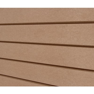 Raw MDF Slatwall Panel 8ft x 4ft (240cm x 120cm)