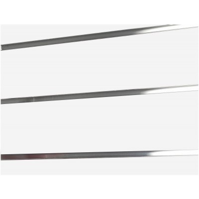 White Slatwall Panel 4ft x 4ft (120cm x 120cm)