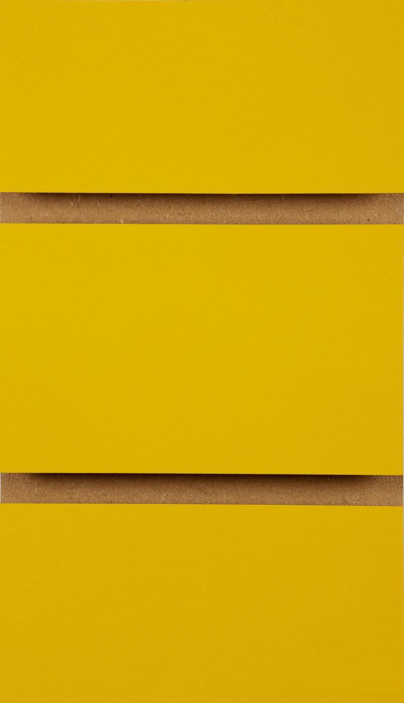 Yellow Slatwall Slat Slot Board Wall Panel 4ft x 4ft