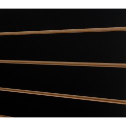 Black Slatwall Panel 4ft x 4ft (120cm x 120cm)