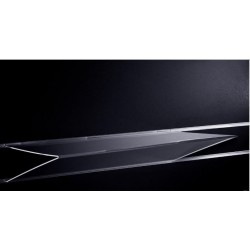 Clear Acrylic Slatwall Deep V Shelf
