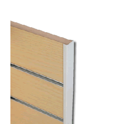 Black Slatwall End Capping