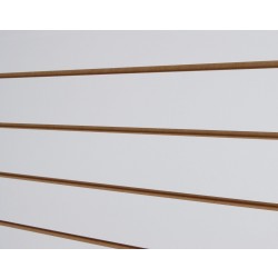 Grey 4ft x 4ft (120cm x 120cm) Slatwall Panel