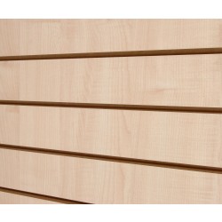 Maple Slatwall Panel 8ft x 4ft (240cm x 120cm)