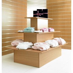 3 Tier Rectangle Island Display Gondola - 1.8m long