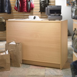 Solid Cash N Wrap Shop Counter - 4ft (120cm) wide