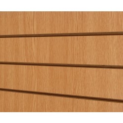Oak Slatwall Panel 4ft x 4ft (120cm x 120cm)