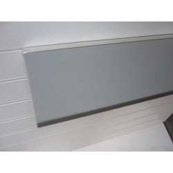 Silver / Pewter Slatwall Floating Shelf (1200mm x 300mm)