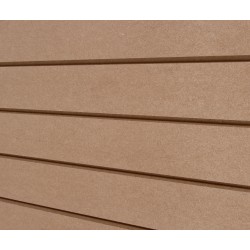 Raw MDF Slatwall Panel 4ft x 4ft (120cm x 120cm)