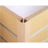 Cream Slatwall 2-Piece Corner Quadrant