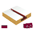 Burgundy Slatwall Inserts