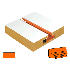 Orange Slatwall Inserts