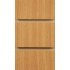 Beech Slatwall Panel 4ft x 4ft (120cm x 120cm)