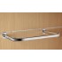 600mm (60cm) Chrome Slatwall D Rail Hanging Display Rail