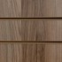 Light Walnut Slatwall Panel 8ft x 4ft (240cm x 120cm) Insert