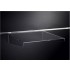 Clear Acrylic Slatwall Shelf with Supports - 300mm Deep