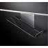 Clear Acrylic Slatwall Sloping Shoe Shelf - Right Hand