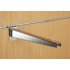 12" inch (30cm) Chrome Slatwall Universal Wood Glass Shelf Bracket