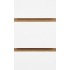 White 8ft x 4ft Slatwall Panel
